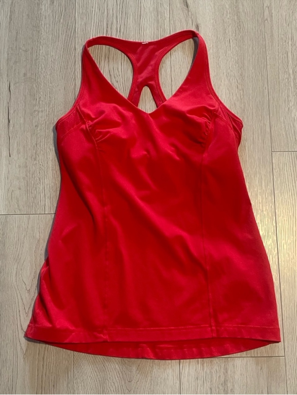lululemon athletica Red Racerback Tank